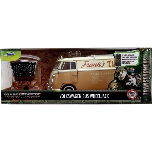 Машина металлическая Jada Трансформеры Вилджек Volkswagen с фигуркой логотипа 1:24 (253115013): Материал Металл