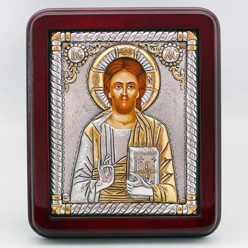 Ікона Argiropuolos Ісус Христос 19х16см (813-1430)