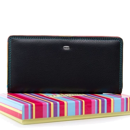 Жіночий гаманець Dr. Bond Rainbow чорний (WRN-22 black)