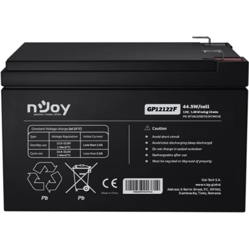 Njoy GP12122F 12V VRLA (BTVACATBCTI2FCN01B)