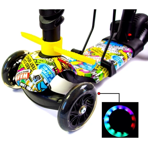 Scooter "Божа корівка" 5in1. Graffity (4-х колісний, багатофункціональний): Кількість коліс 4