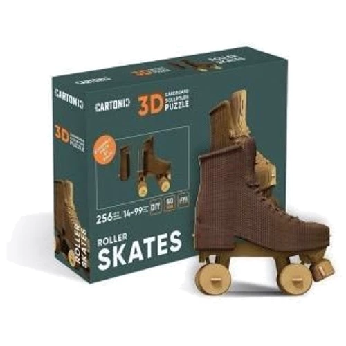 Картонный конструктор Cartonic 3D Puzzle Roller skates