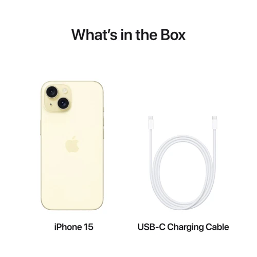 Apple iPhone 15 256GB Yellow (MTP83RX/A) UA фото 11