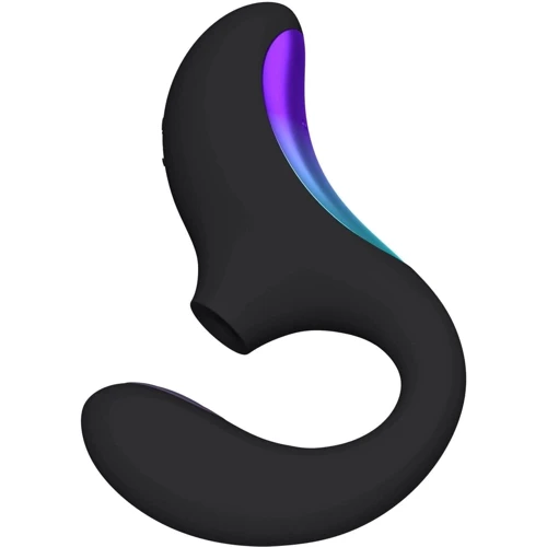 Клиторально-вагинальный звуковой стимулятор Lelo Enigma Double Sonic Black