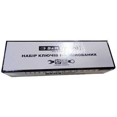 Набір ключів S&R Tempo (670091025): Комплектація набору комбинированные ключи