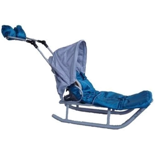 Санки Anmar Active (рег.ручка+капюшон+конверт+муфта) серый с бирюзовым: Производитель Anmar