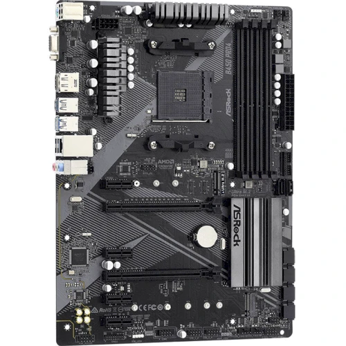 ASRock B450 Pro4 R2.0: Роз'єми на задній панелі USB 2.0, USB Type-C, USB 3.2 Gen 1, USB 3.2 Gen 2