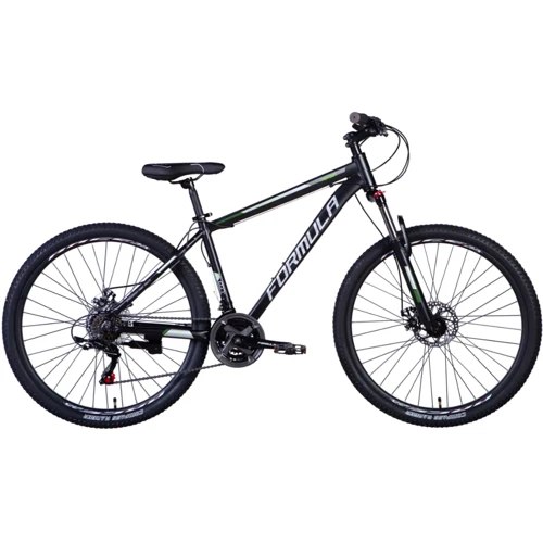 Велосипед AL 27.5" Formula MOTION DD FR рама-17" чорно-зелений (матовий) 2024 (OPS-FR-27.5-214)