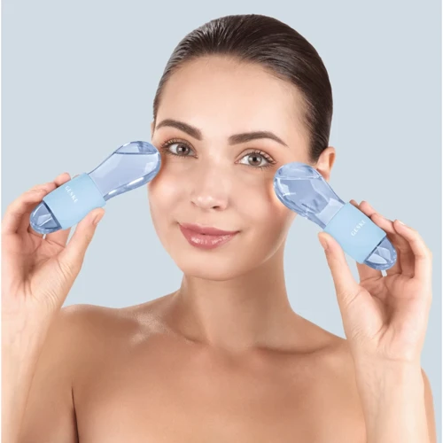 Массажер GESKE Cool&Warm Duo Eye Massager 7в1 aquamarine