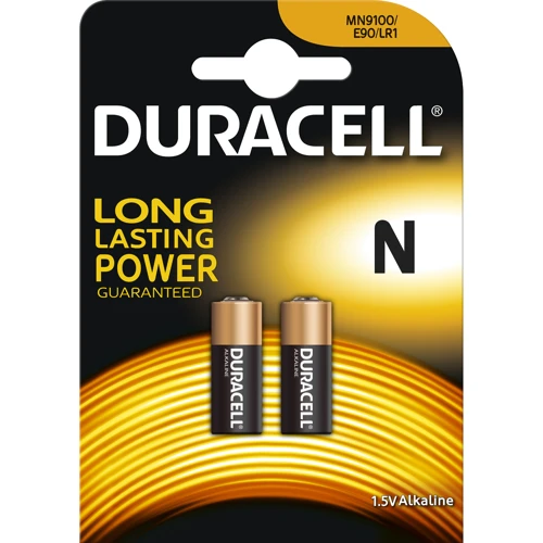Батарейки Duracell Щелочная специальная N, 2 шт.