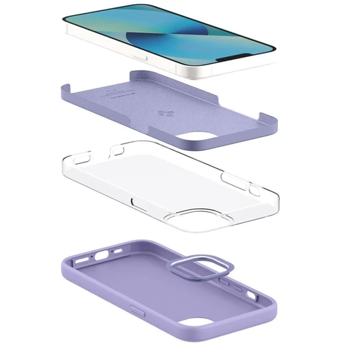 Чехол для iPhone Spigen Silicone Fit Purple (ACS03551) for iPhone 13: Тип аксессуара чехол