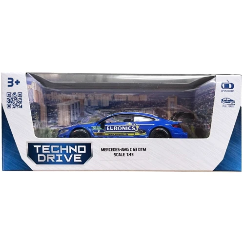 Автомодель TechnoDrive Mercedes-AMG C63 DTM синий (250355): Тип Готовая модель
