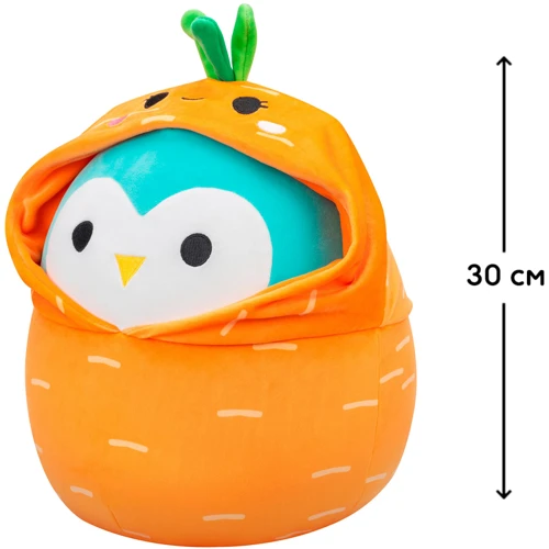 Мягкая игрушка Squishmallows Сова Уинстон в одежде 30 см (SQER00929): Особенности подушка