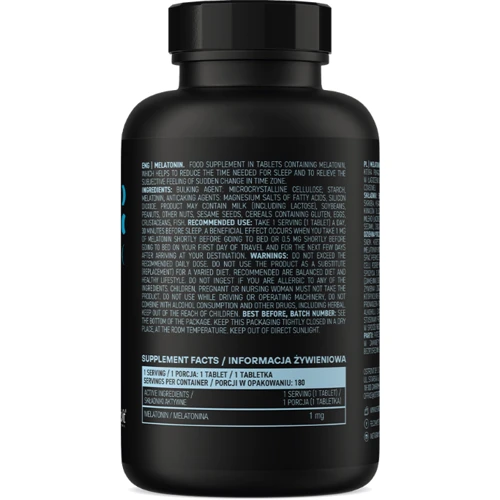 OstroVit Melatonin Мелатонин 180 таблеток: Пол Унисекс