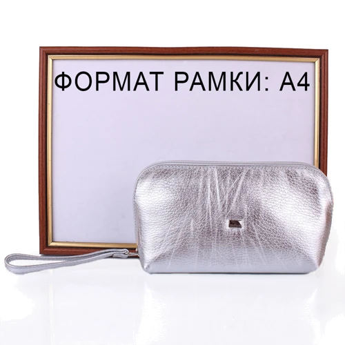 Жіноча косметичка Desisan срібляста (SHI1-685): Тип ручки Коротка ручка