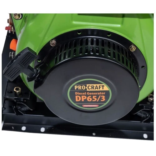 Генератор дизельный Procraft DP65/3: Объем топливного бака 12.5 л