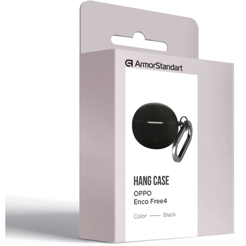 Чехол ArmorStandart Hang Case Black for Oppo Enco Free4 (ARM86146)
