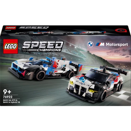 Конструктор LEGO Speed Champions Гоночные автомобили BMW M4 GT3 и BMW M Hybrid V8 676 деталей (76922)