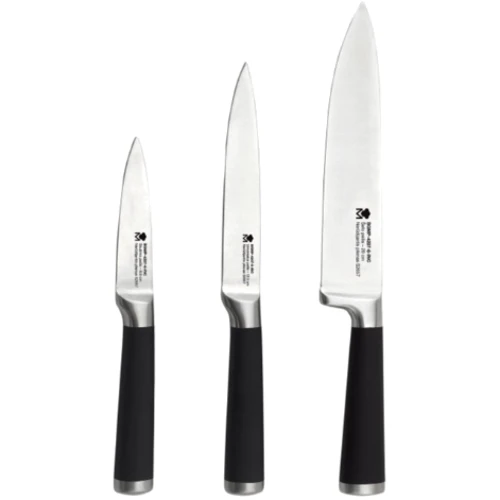 Набор кухонных ножей MasterPro Foodies collection 8.8/12.5/20 см 3 шт. (BGMP-4207-6-INC)
