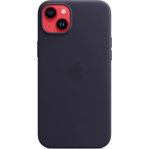 Чехол для iPhone Apple iPhone 14 Plus Leather Case with MagSafe - Ink (MPPC3ZE/A): Материалы кожа