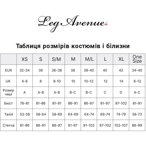 Костюм школьницы Leg Avenue Miss Prep School XS Red