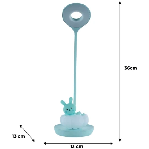Настольная лампа LED Kite с аккумулятором Cloudy Bunny зеленая (k24-493-1-4)