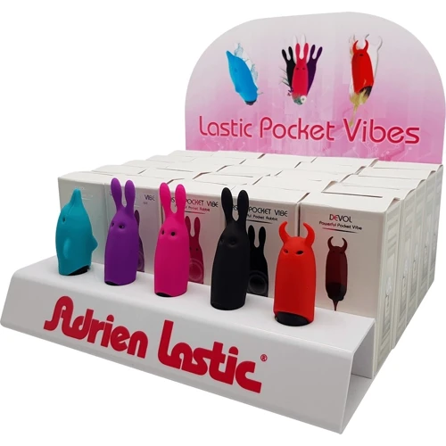Набор вибраторов Adrien Lastic Pocket Vibe (25 штук) + тестеры