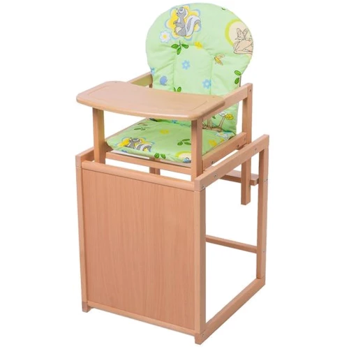 Стульчик- трансформер For Kids Бук-21 светлый мдф столешница зеленый с рисунком (6772): Тип трансформер