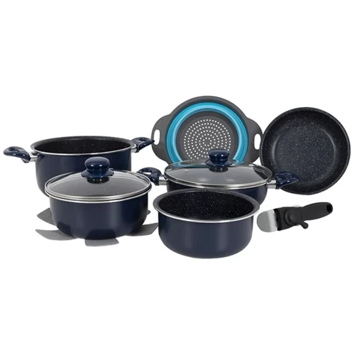 Набор посуды Gimex Cookware Set induction 9 предметов Blue (6977225) (DAS302022)