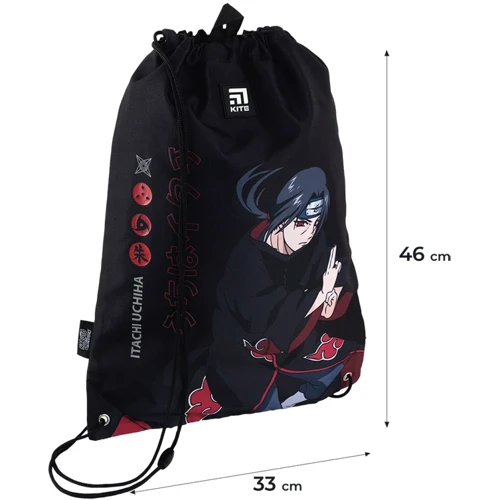 Сумка для взуття Kite Naruto Shippuden (NR24-600M-1): Розмір, см 46x33