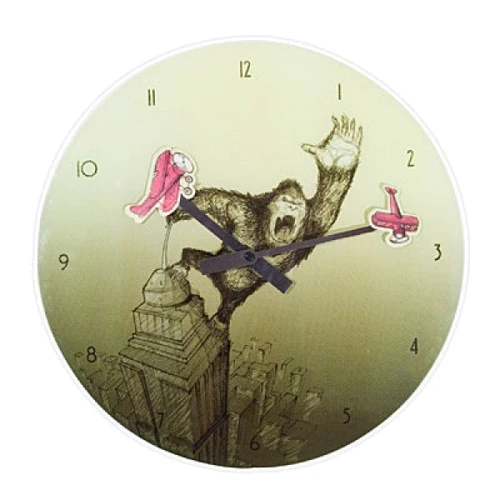 Настінний годинник NeXtime King Kong 35 см (8633)