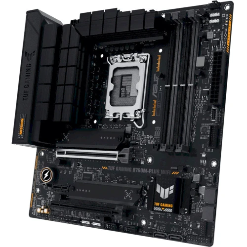 Asus TUF Gaming B760M-Plus WiFi: Разъемы на плате USB 2.0, USB 3.2 Gen 1, USB 3.2 Gen 2, M.2, SATA 3.0, СОМ