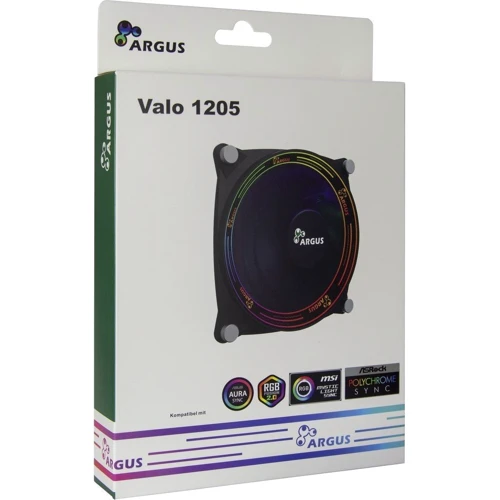 Кулер Argus Valo 1205: Призначення для корпусу