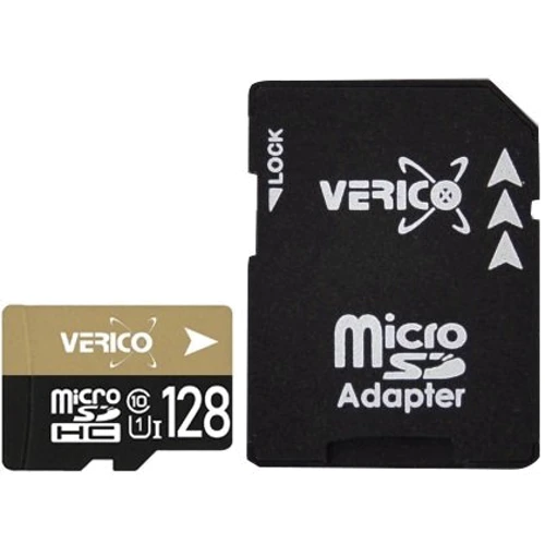 Карта памяти Verico 128GB microSDXC Class 10 (UHS-1) + adapter (1MCOV-MAX9C3-NN)