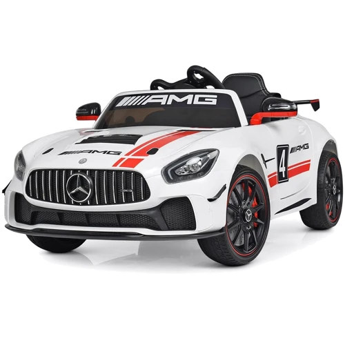 Детский электромобиль Bambi Racer Mercedes AMG, белый (M 4050EBLR-1)