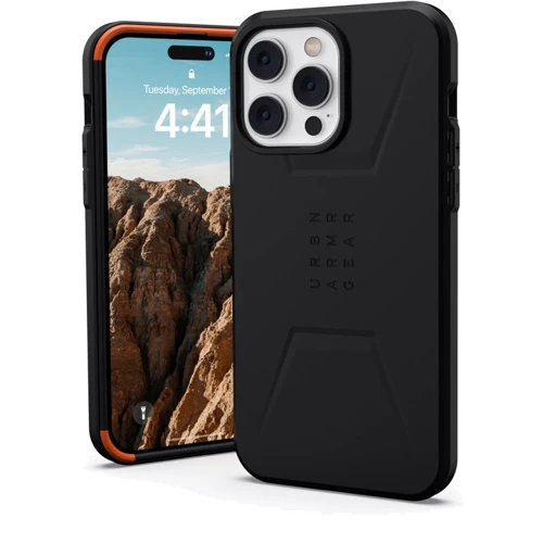 Чехол для iPhone Urban Armor Gear UAG Civilian Magsafe Black (114039114040) for iPhone 14 Pro Max: Цвет черный