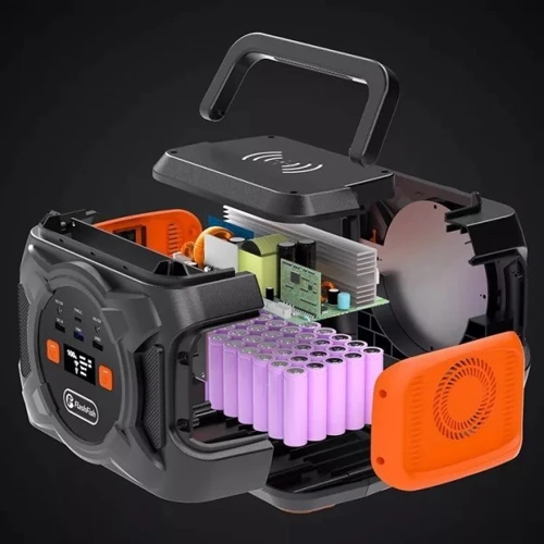Зарядна станція FlashFish 80000mAh 320W with Wireless Charger (А301): Розмір, мм 300x200x250