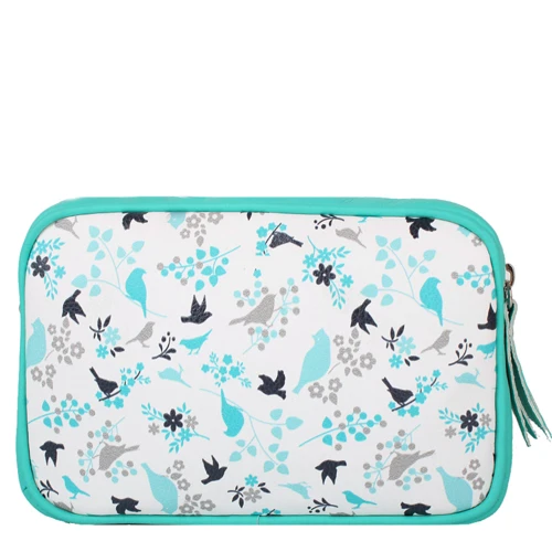 Женская сумка кросс боди Laskara бирюзовая (LK-20284-turquoise): Материал Искусственная кожа