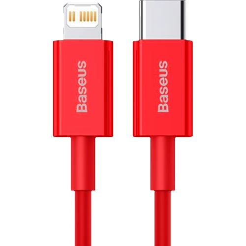 Кабель Baseus Cable USB-C to Lightning Superior Series PD 20W 2m Red (CATLYS-C09) фото 4