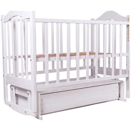 Ліжко Babyroom Діна D301 маятник, ящик біла (620955)