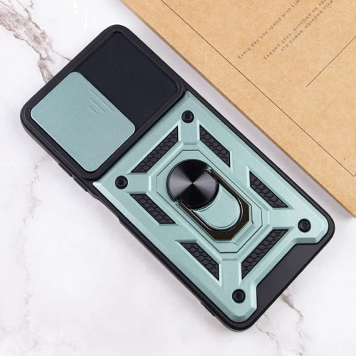 Чехол для телефонов Mobile Case Camshield Serge Ring Green for Xiaomi Redmi 13 4G / Poco M6 4G: Цвет зеленый