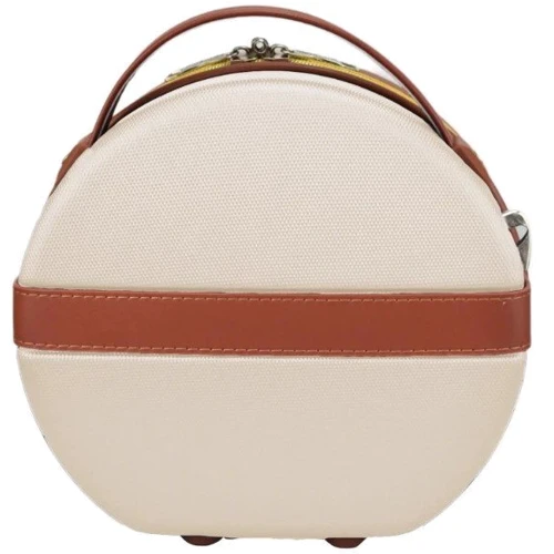 Бьюти-кейс Semi Line 5L Ecru/Brown бежевый/коричневый (T5670-1): Тип ручки Со съемным ремнем, Плечевой ремень, Короткая ручка