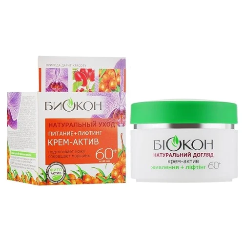 Біокон Натуральний Догляд Крем-актив 60+ 50 ml