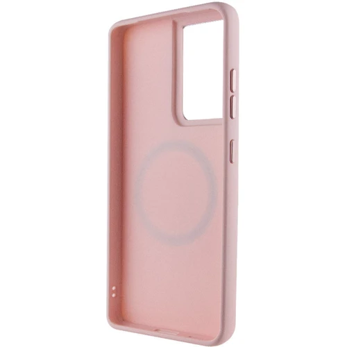 Чехол для телефонов TPU Case Bonbon Metal Style with MagSafe Light Pink for Samsung S928 Galaxy S24 Ultra: Цвет розовый