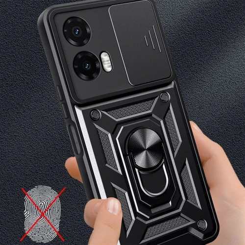 Чохол для телефона BeCover Military Black для Motorola Moto G35 (713089): Плівка в комплекті нет