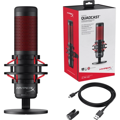 Мікрофон HyperX Quadcast (HX-MICQC-BK/4P5P6AA) фото 5