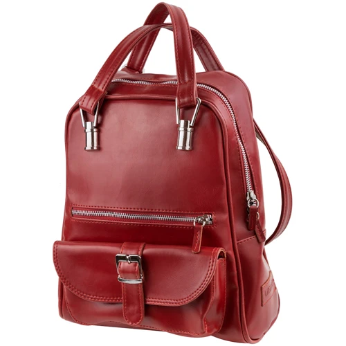 Жіночий рюкзак Laskara червоний (LK-10237-red)