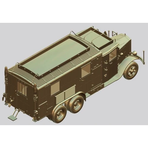 Krupp L3H163 Kfz.72, Німецький тягач ІІ МВ, WWII German radio truck (ICM35462): Тип моделі вантажівка