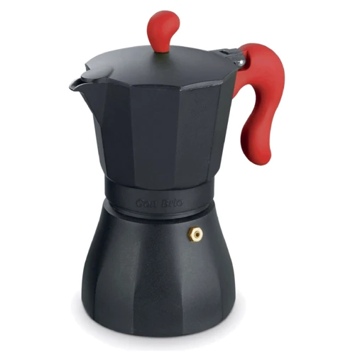 Кавоварка гейзерная Con Brio СВ-6603 червона