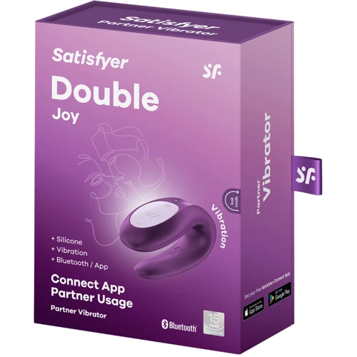 Вибратор для пар Satisfyer Double Joy Violet